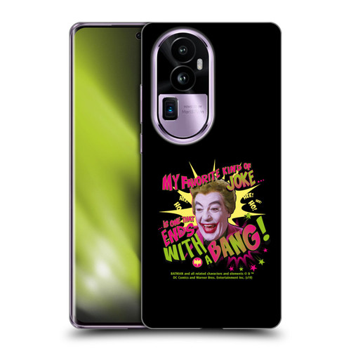 Batman TV Series Character Art Joker With A Bang Soft Gel Case for OPPO Reno10 Pro+