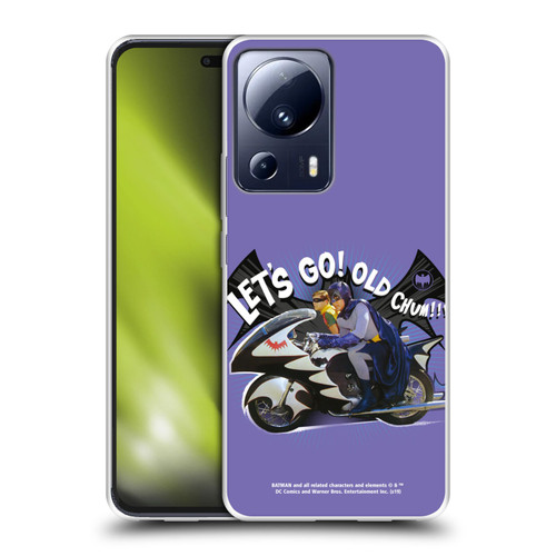 Batman TV Series Character Art Batcycle Let's Go Soft Gel Case for Xiaomi 13 Lite 5G