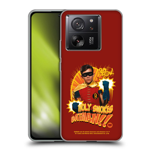 Batman TV Series Character Art Robin Holy Smokes Soft Gel Case for Xiaomi 13T 5G / 13T Pro 5G