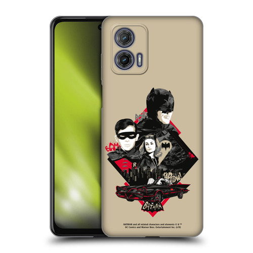 Batman TV Series Graphics Trio Soft Gel Case for Motorola Moto G73 5G