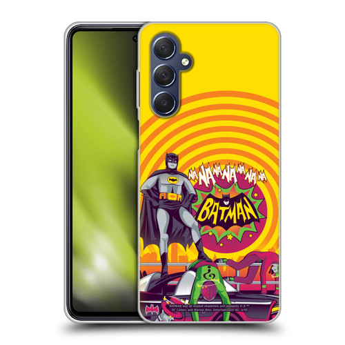 Batman TV Series Graphics Na Na Na Na Soft Gel Case for Samsung Galaxy M54 5G