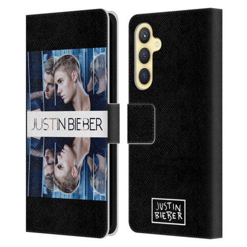 Justin Bieber Purpose Mirrored Leather Book Wallet Case Cover For Samsung Galaxy S23 FE 5G