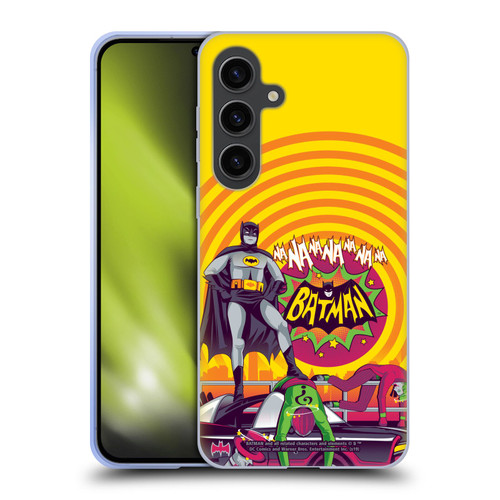 Batman TV Series Graphics Na Na Na Na Soft Gel Case for Samsung Galaxy S24+ 5G