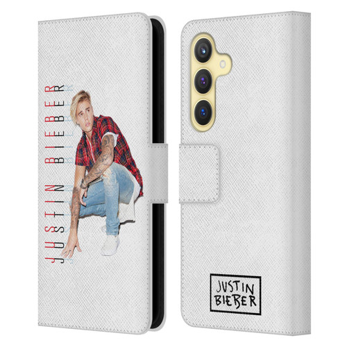 Justin Bieber Purpose Calendar Photo And Text Leather Book Wallet Case Cover For Samsung Galaxy S24 5G