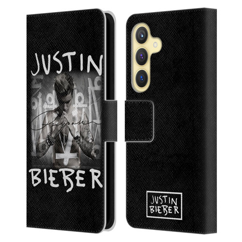 Justin Bieber Purpose Album Cover Leather Book Wallet Case Cover For Samsung Galaxy S24 5G