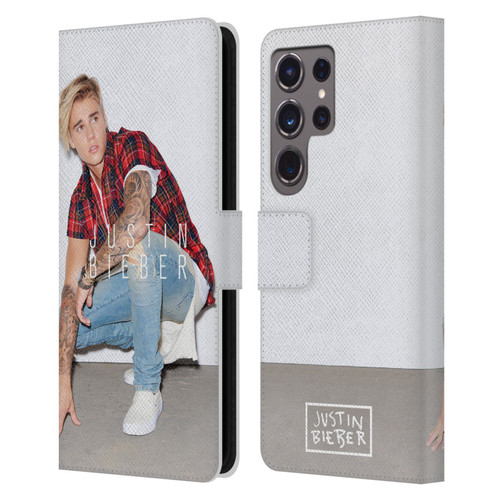 Justin Bieber Purpose Calendar Photo Leather Book Wallet Case Cover For Samsung Galaxy S24 Ultra 5G