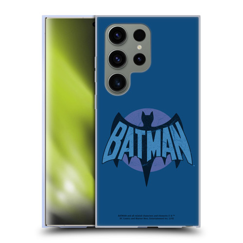 Batman TV Series Logos Distressed Look Soft Gel Case for Samsung Galaxy S24 Ultra 5G