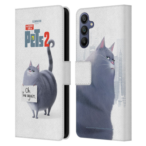 The Secret Life of Pets 2 Character Posters Chloe Cat Leather Book Wallet Case Cover For Samsung Galaxy A15
