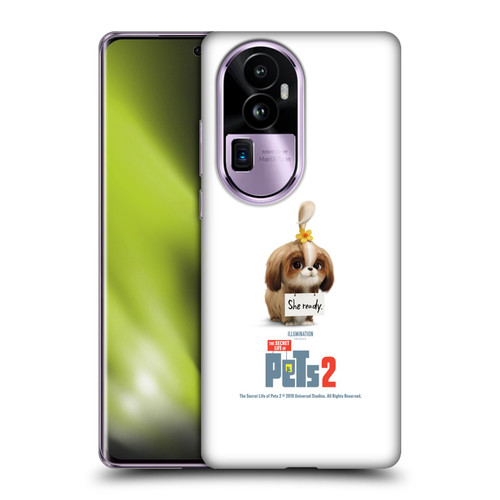 The Secret Life of Pets 2 Character Posters Daisy Shi Tzu Dog Soft Gel Case for OPPO Reno10 Pro+