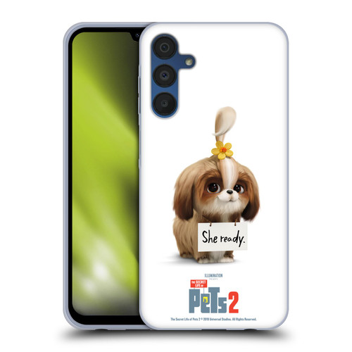 The Secret Life of Pets 2 Character Posters Daisy Shi Tzu Dog Soft Gel Case for Samsung Galaxy A15