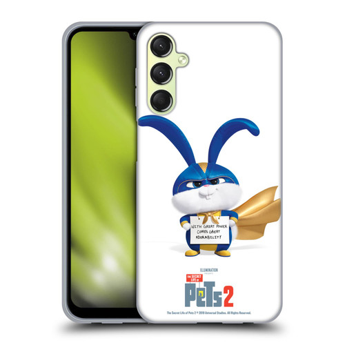 The Secret Life of Pets 2 Character Posters Snowball Rabbit Bunny Soft Gel Case for Samsung Galaxy A24 4G / M34 5G