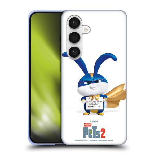 The Secret Life of Pets 2 Character Posters Snowball Rabbit Bunny Soft Gel Case for Samsung Galaxy S24 5G