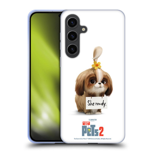 The Secret Life of Pets 2 Character Posters Daisy Shi Tzu Dog Soft Gel Case for Samsung Galaxy S24+ 5G