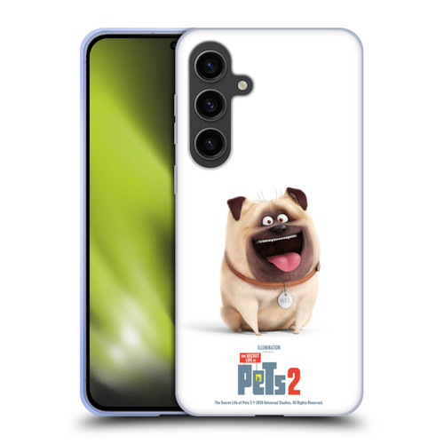 The Secret Life of Pets 2 Character Posters Mel Pug Dog Soft Gel Case for Samsung Galaxy S24+ 5G