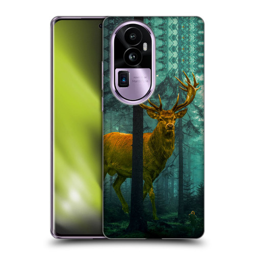 Dave Loblaw Animals Giant Forest Deer Soft Gel Case for OPPO Reno10 Pro+
