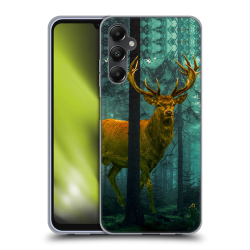 Dave Loblaw Animals Giant Forest Deer Soft Gel Case for Samsung Galaxy A05s