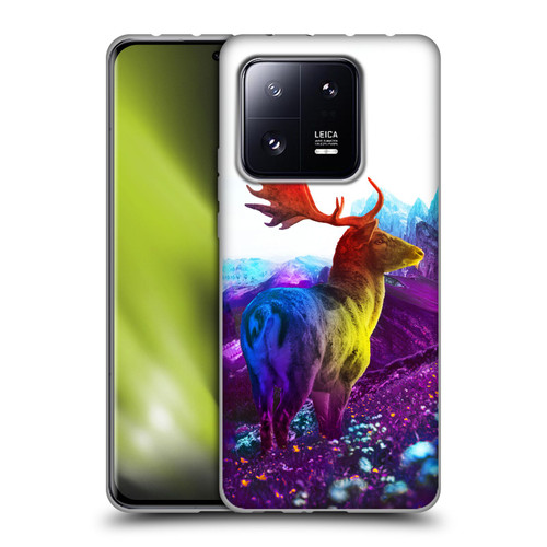 Dave Loblaw Animals Purple Mountain Deer Soft Gel Case for Xiaomi 13 Pro 5G