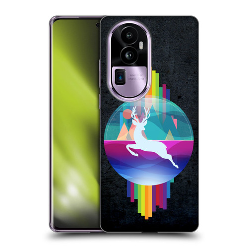 Dave Loblaw Contemporary Art Deer In Dome Soft Gel Case for OPPO Reno10 Pro+