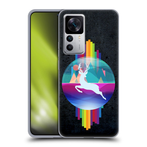 Dave Loblaw Contemporary Art Deer In Dome Soft Gel Case for Xiaomi 12T 5G / 12T Pro 5G / Redmi K50 Ultra 5G