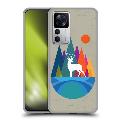 Dave Loblaw Contemporary Art Mountain Deer Soft Gel Case for Xiaomi 12T 5G / 12T Pro 5G / Redmi K50 Ultra 5G