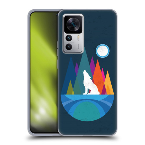 Dave Loblaw Contemporary Art Wolf Mountain With Texture Soft Gel Case for Xiaomi 12T 5G / 12T Pro 5G / Redmi K50 Ultra 5G