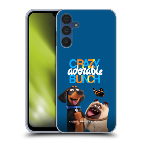 The Secret Life of Pets 2 II For Pet's Sake Group Soft Gel Case for Samsung Galaxy A15