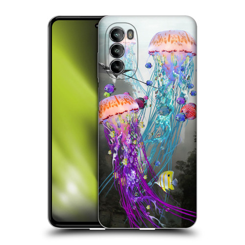 Dave Loblaw Jellyfish Jellyfish Misty Mount Soft Gel Case for Motorola Moto G82 5G