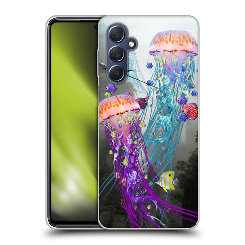 Dave Loblaw Jellyfish Jellyfish Misty Mount Soft Gel Case for Samsung Galaxy M54 5G