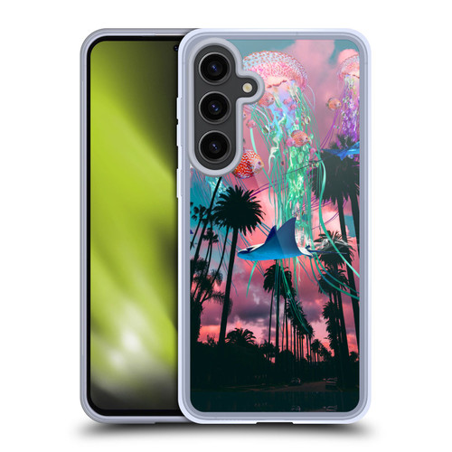 Dave Loblaw Jellyfish California Dreamin Jellyfish Soft Gel Case for Samsung Galaxy S24+ 5G