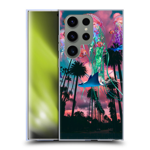 Dave Loblaw Jellyfish California Dreamin Jellyfish Soft Gel Case for Samsung Galaxy S24 Ultra 5G