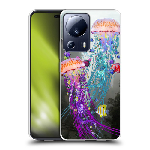 Dave Loblaw Jellyfish Jellyfish Misty Mount Soft Gel Case for Xiaomi 13 Lite 5G