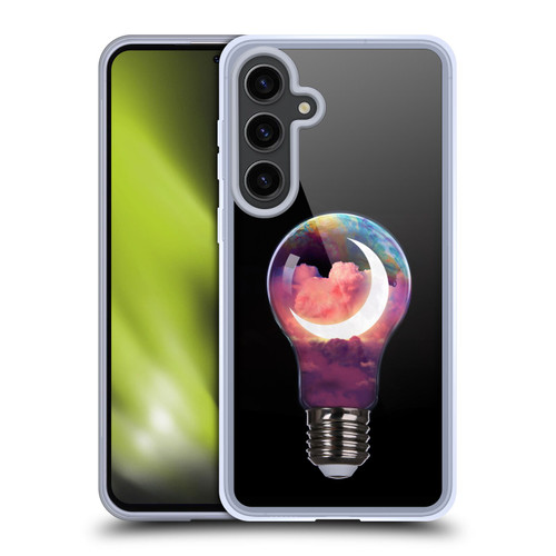 Dave Loblaw Sci-Fi And Surreal Light Bulb Moon Soft Gel Case for Samsung Galaxy S24+ 5G