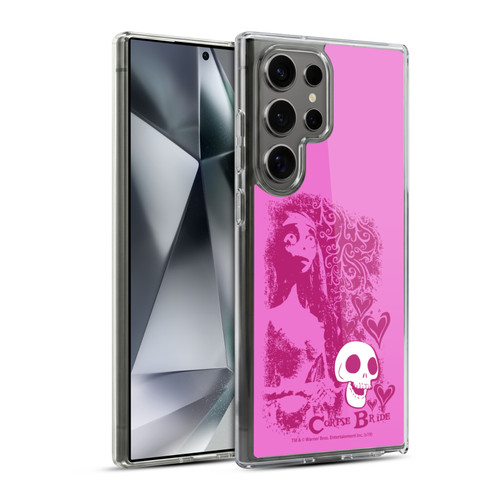 Corpse Bride Key Art Pink Distressed Look Soft Gel Case for Samsung Galaxy S24 Ultra 5G & MagSafe