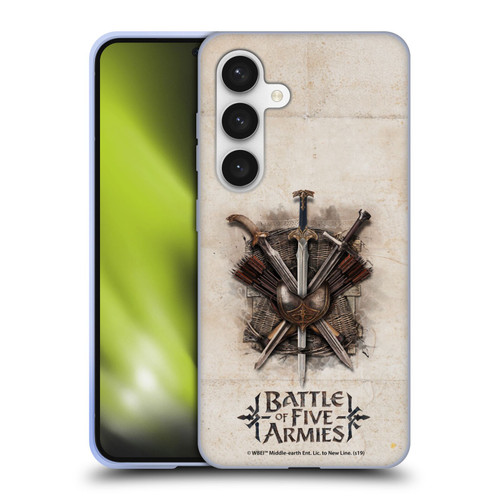 The Hobbit The Battle of the Five Armies Graphics Battle Swords Soft Gel Case for Samsung Galaxy S24 5G