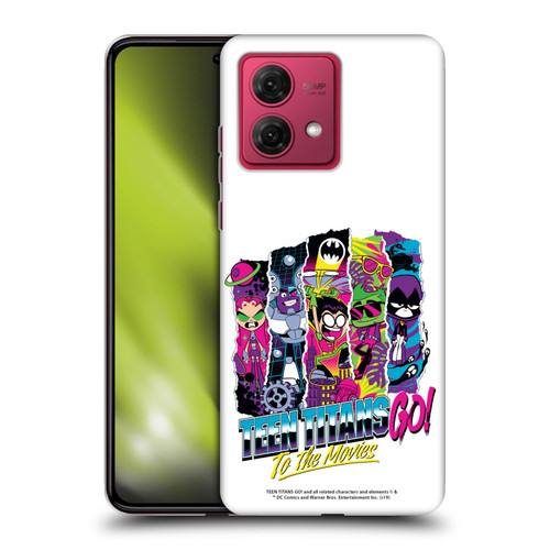 Teen Titans Go! To The Movies Graphic Designs Collage 2 Soft Gel Case for Motorola Moto G84 5G