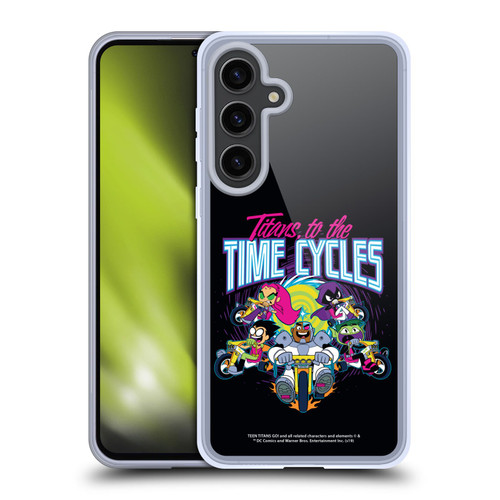 Teen Titans Go! To The Movies Graphic Designs To The Time Cycles Soft Gel Case for Samsung Galaxy S24+ 5G