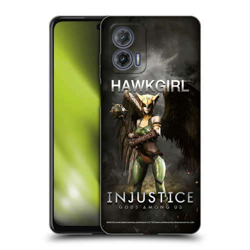 Injustice Gods Among Us Characters Hawkgirl Soft Gel Case for Motorola Moto G73 5G