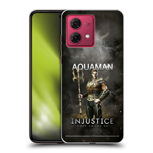 Injustice Gods Among Us Characters Aquaman Soft Gel Case for Motorola Moto G84 5G