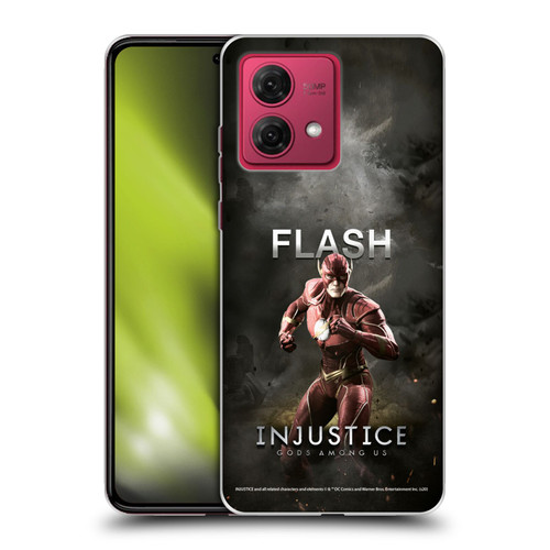 Injustice Gods Among Us Characters Flash Soft Gel Case for Motorola Moto G84 5G