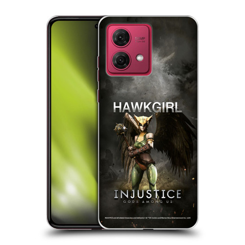 Injustice Gods Among Us Characters Hawkgirl Soft Gel Case for Motorola Moto G84 5G