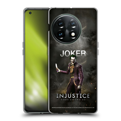 Injustice Gods Among Us Characters Joker Soft Gel Case for OnePlus 11 5G