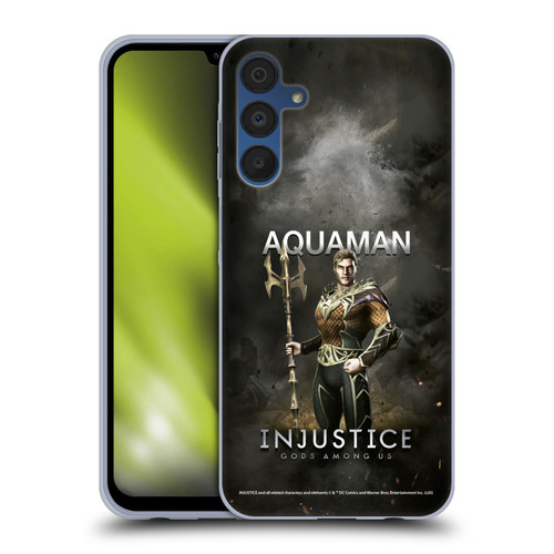 Injustice Gods Among Us Characters Aquaman Soft Gel Case for Samsung Galaxy A15