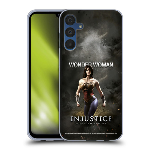 Injustice Gods Among Us Characters Wonder Woman Soft Gel Case for Samsung Galaxy A15