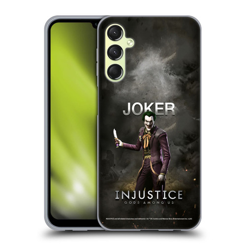 Injustice Gods Among Us Characters Joker Soft Gel Case for Samsung Galaxy A24 4G / Galaxy M34 5G