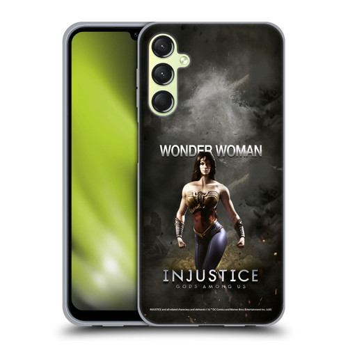 Injustice Gods Among Us Characters Wonder Woman Soft Gel Case for Samsung Galaxy A24 4G / Galaxy M34 5G