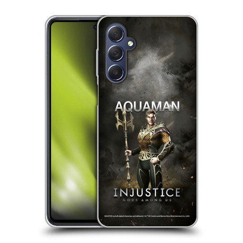 Injustice Gods Among Us Characters Aquaman Soft Gel Case for Samsung Galaxy M54 5G