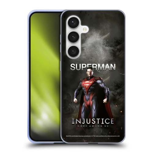 Injustice Gods Among Us Characters Superman Soft Gel Case for Samsung Galaxy S24 5G