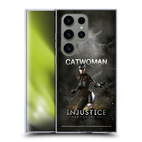 Injustice Gods Among Us Characters Catwoman Soft Gel Case for Samsung Galaxy S24 Ultra 5G