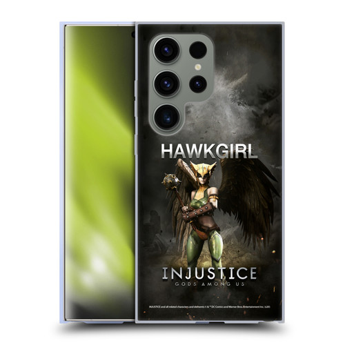 Injustice Gods Among Us Characters Hawkgirl Soft Gel Case for Samsung Galaxy S24 Ultra 5G