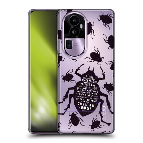 Beetlejuice Graphics Betelgeuse Quote Soft Gel Case for OPPO Reno10 Pro+
